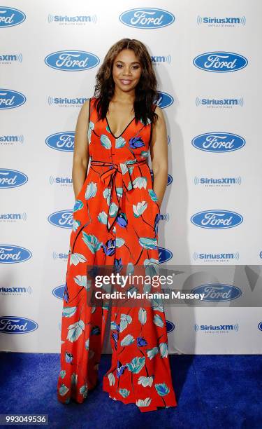 Actress Regina Hall pose for a photo during the SiriusXM's Heart & Soul Channel Broadcasts from Essence Festival on July 6, 2018 in New Orleans,...