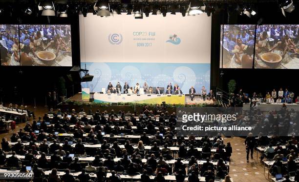 General view of the opening session of the UN World Climate Change Conference COP23 in Bonn, Germany, 06 November 2017. The World Climate Change...
