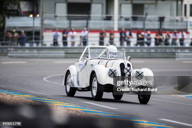 Roadster 1937 competes during the Day Practice at Le Mans Classic 2018 on July 6, 2018 in Le Mans, France.