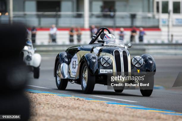 Roadster 1939 competes during the Day Practice at Le Mans Classic 2018 on July 6, 2018 in Le Mans, France.