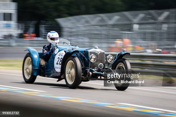 Riley TT Sprite 1935 competes during the Day Practice at Le Mans Classic 2018 on July 6, 2018 in Le Mans, France.