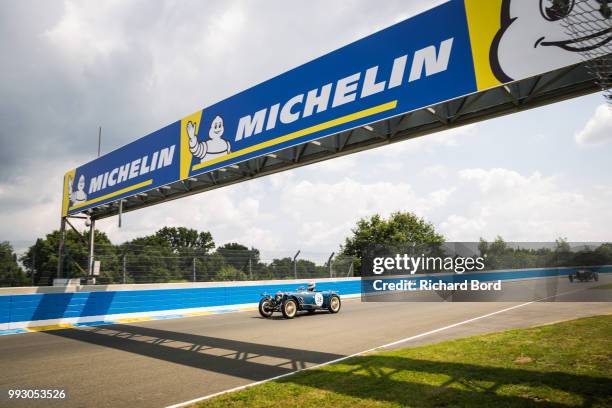 Riley TT Sprite 1935 competes during the Day Practice at Le Mans Classic 2018 on July 6, 2018 in Le Mans, France.