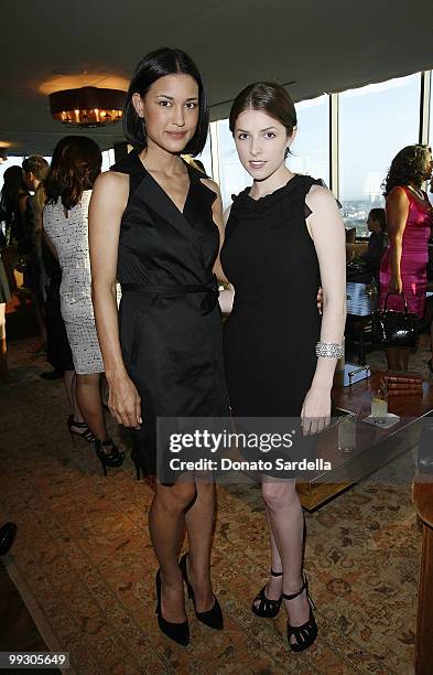 Actresses Julia Jones and Anna Kendrick attends Ann Taylor's Exclusive Fall 2010 Collection Preview at Soho House on May 13, 2010 in West Hollywood,...