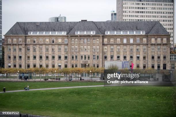 View of the historic 'state house' in Duesseldorf, Germany, 7 November 2017. The ministers met at the historical 'Landeshaus' on Tuesday for the...