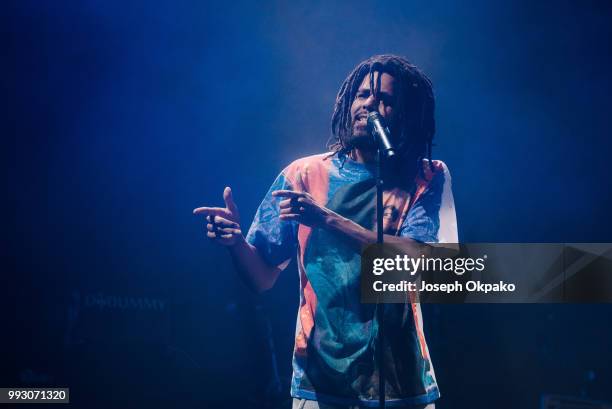 Cole performs on Day 1 of Wireless Festival 2018 at Finsbury Park on July 6, 2018 in London, England.