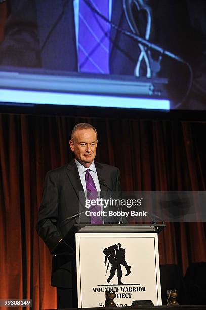 Bill O'Reilly attends the Wounded Warrior Project's 4th annual Courage Awards & Benefit dinner at Cipriani 42nd Street on May 13, 2010 in New York...