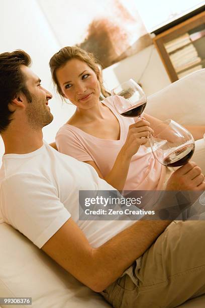 couple enjoying their evening - dietramszell stock pictures, royalty-free photos & images