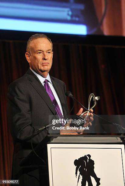 Bill O'Reilly attends the Wounded Warrior Project's 4th annual Courage Awards & Benefit dinner at Cipriani 42nd Street on May 13, 2010 in New York...