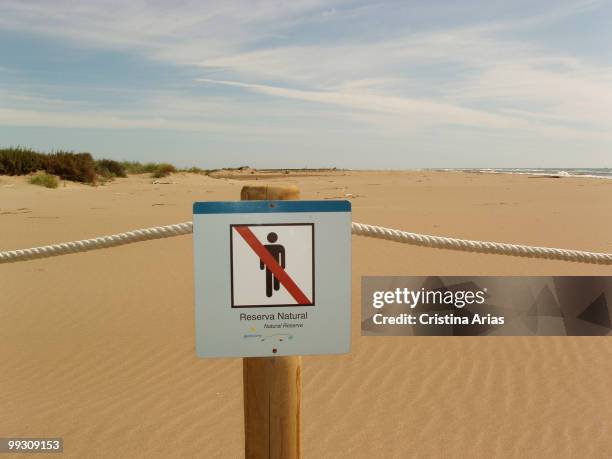 The Island of Buda natural reserve, restricted area in Ebro Delta Natural Park, Tarragona, Cataluna, Spain, may 2007 .