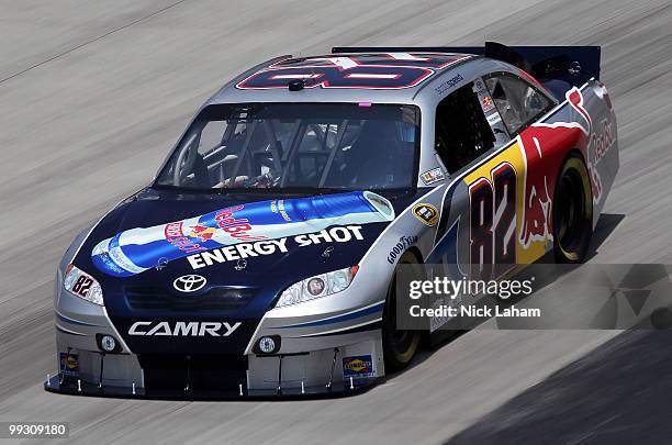 Scott Speed drives the Red Bull Toyota during practice for the NASCAR Sprint Cup Series Autism Speaks 400 at Dover International Speedway on May 14,...