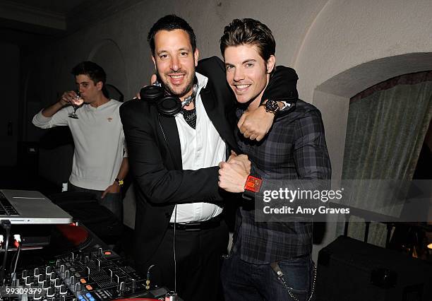 Cobra and actor Josh Henderson attend the 12th annual Young Hollywood Awards after party sponsored by JC Penney , Mark. & Lipton Sparkling Green Tea...