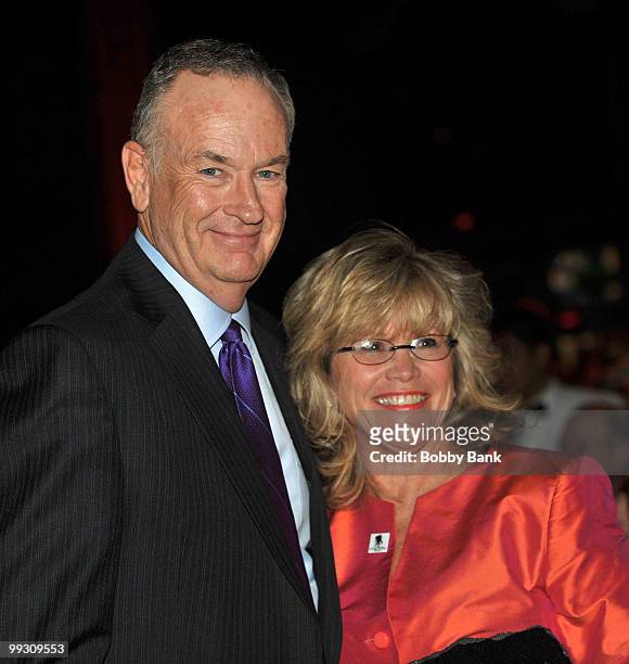 Bill O'Reilly and Terri Krueger attend the Wounded Warrior Project's 4th annual Courage Awards & Benefit dinner at Cipriani 42nd Street on May 13,...