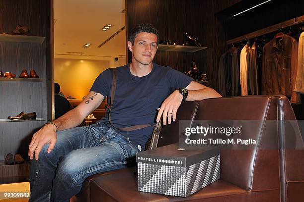 Igor Budan attends the Fratelli Rossetti Store Event For Palermo Football Playerson May 14, 2010 in Palermo, Italy.