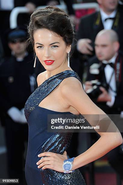 Actress Camilla Belle attends the 'Il Gattopardo' premiere held at the Palais des Festivals during the 63rd Annual International Cannes Film Festival...