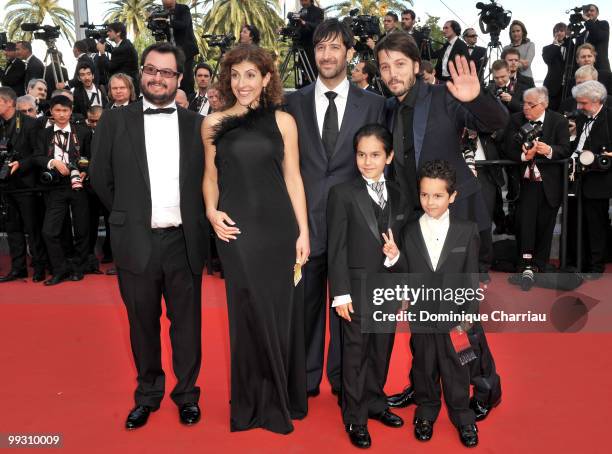 Producer Pablo Cruz, Jose Maria Yazpik, Karina Gidi, Christopher Ruiz-Esparza, director Diego Luna and Gerardo Ruiz-Esparza attend the 'Abel'...