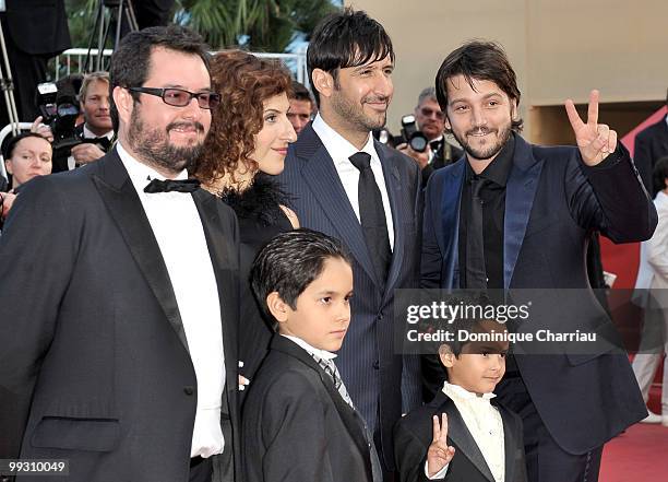 Producer Pablo Cruz, Jose Maria Yazpik, Karina Gidi, Christopher Ruiz-Esparza, director Diego Luna and Gerardo Ruiz-Esparza attend the 'Abel'...