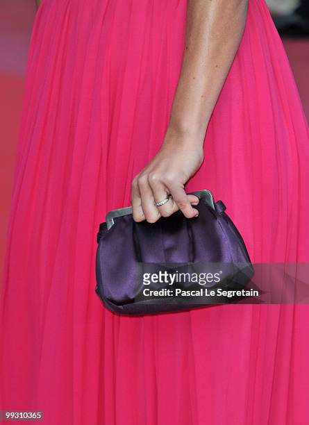 Barbara Cabrita attends the "Wall Street: Money Never Sleeps" Premiere at the Palais des Festivals during the 63rd Annual Cannes Film Festival on May...