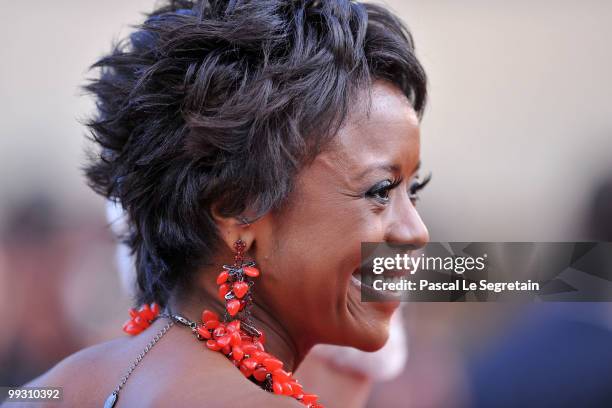 Mellody Hobson attends the "Wall Street: Money Never Sleeps" Premiere at the Palais des Festivals during the 63rd Annual Cannes Film Festival on May...