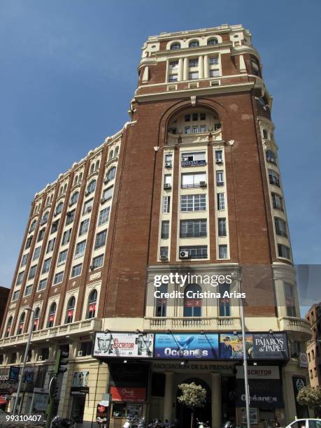 Palacio de la Prensa building in the Plaza del Callao, built by Pedro Muguruza architect, was for many years home to the Press Association of Madrid...