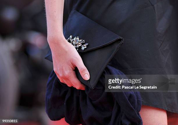 Writer Amanda Sthers attends the "Wall Street: Money Never Sleeps" Premiere at the Palais des Festivals during the 63rd Annual Cannes Film Festival...