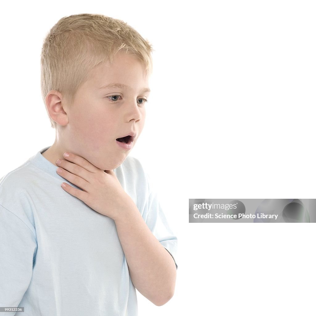 Boy choking