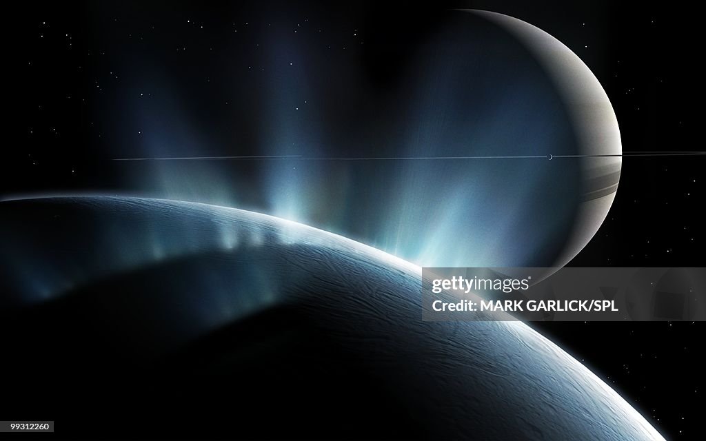 Enceladus, computer artwork