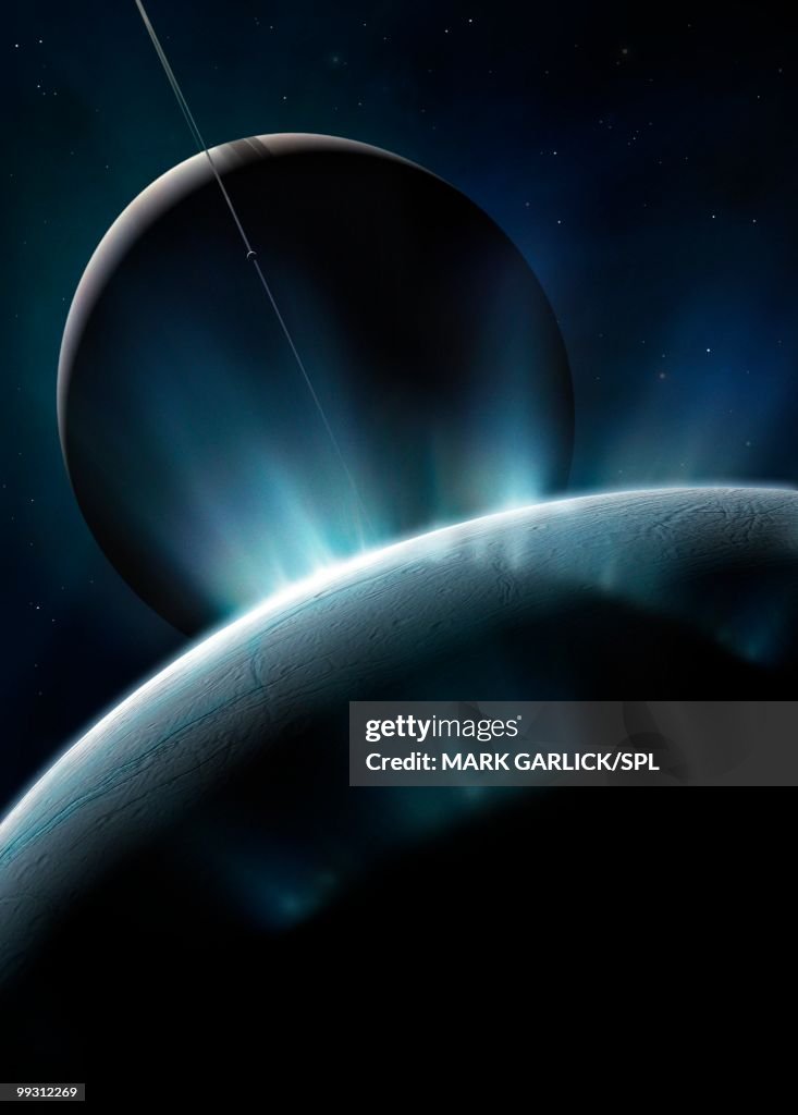 Enceladus, computer artwork