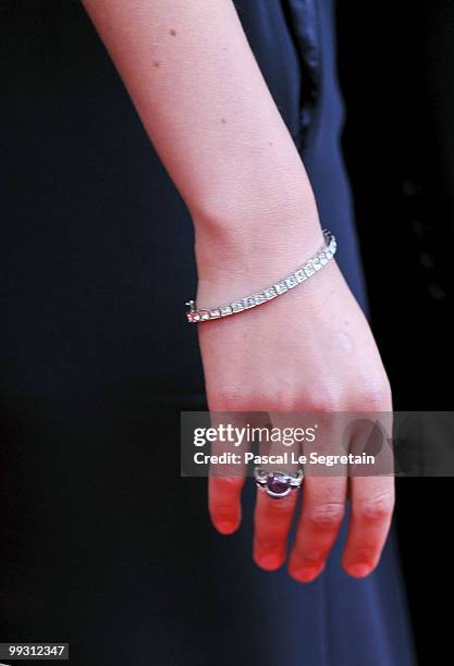 Actress Carey Mulligan attends the "Wall Street: Money Never Sleeps" Premiere at the Palais des Festivals during the 63rd Annual Cannes Film Festival...