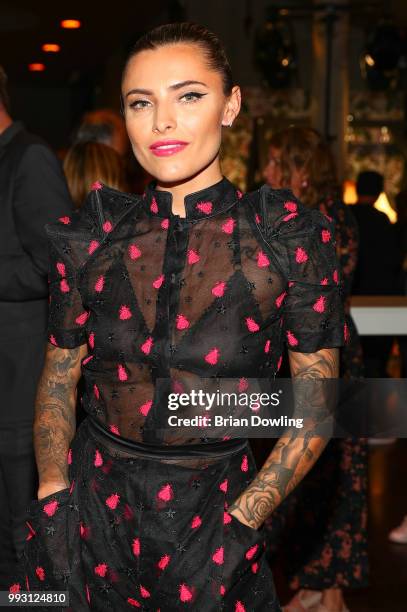 Sophia Thomalla attends the Michalsky StyleNite during the Berlin Fashion Week Spring/Summer 2019 at Tempodrom on July 6, 2018 in Berlin, Germany.