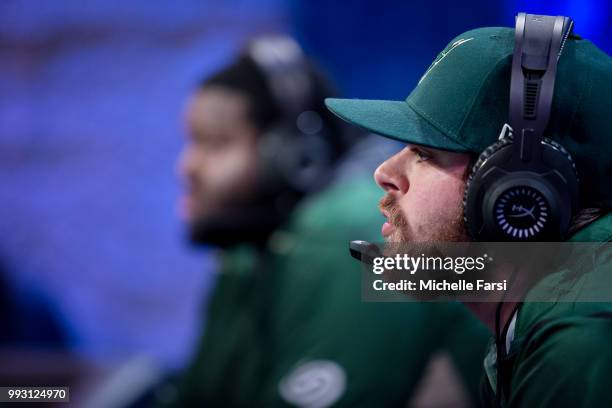 KinG PeroXide of Bucks Gaming plays against Grizz Gaming on June 30, 2018 at the NBA 2K Studio in Long Island City, New York. NOTE TO USER: User...