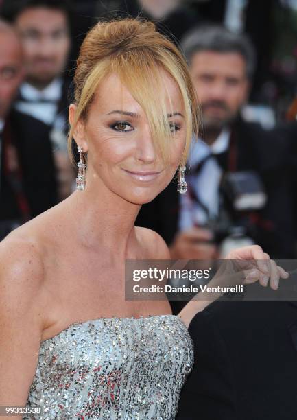 Gucci designer Frida Giannini attends the 'Il Gattopardo' premiere held at the Palais des Festivals during the 63rd Annual International Cannes Film...