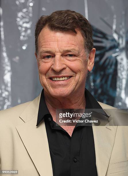 Actor John Noble speaks during a press conference to promote the tv series Fringe at the Four Seasons Hotel on May 13, 2010 in Mexico City, Mexico.