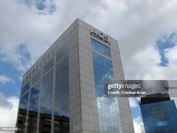 Headquarter in Madrid of ACS Group , a development and construction of infraestructures and services company, Madrid, Spain, .