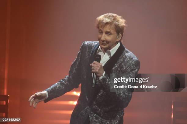 Barry Manilow performs in concert at Borgata Hotel Casino & Spa on July 6, 2018 in Atlantic City, New Jersey.