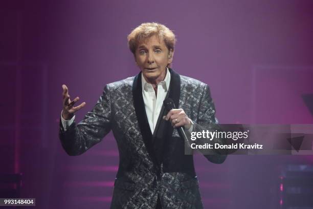 Barry Manilow performs in concert at Borgata Hotel Casino & Spa on July 6, 2018 in Atlantic City, New Jersey.