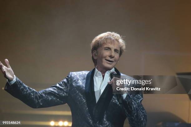 Barry Manilow performs in concert at Borgata Hotel Casino & Spa on July 6, 2018 in Atlantic City, New Jersey.