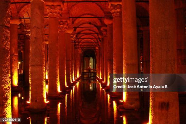 the cistern - circa 6th century imagens e fotografias de stock