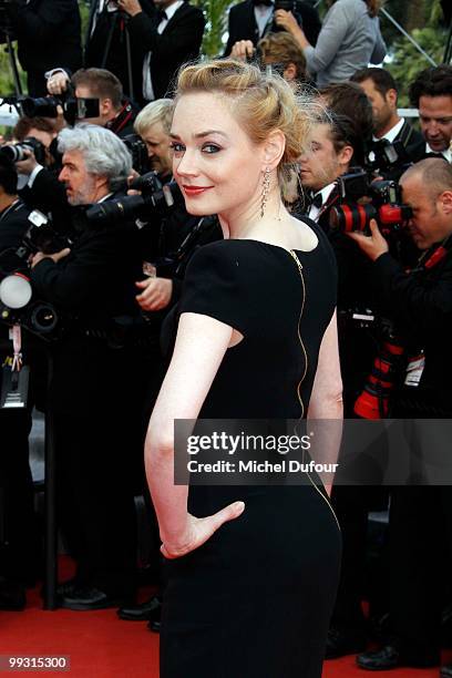 Julie Judd attends the 'IL Gattopardo' Premiere at the Palais des Festivals during the 63rd Annual Cannes Film Festival on May 14, 2010 in Cannes,...