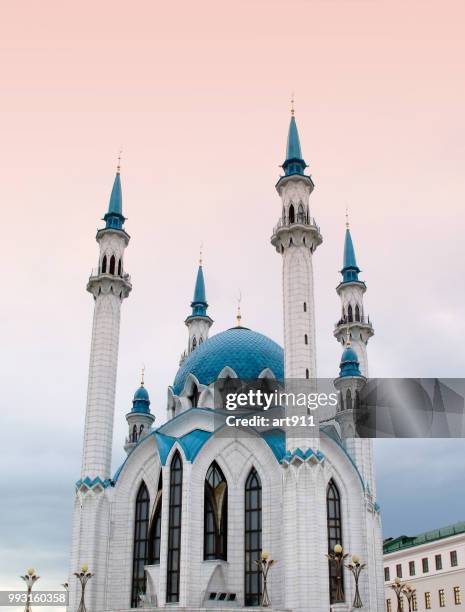 the kul sharif mosque - kul sharif mosque fotografías e imágenes de stock