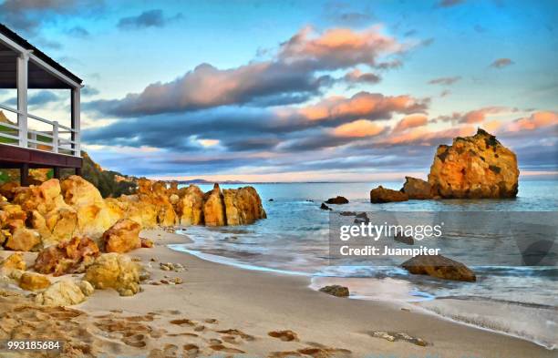 arrifes sunset - juampiter fotografías e imágenes de stock