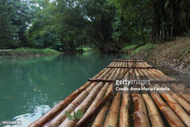 bamboo rafting - anna maria stock pictures, royalty-free photos & images
