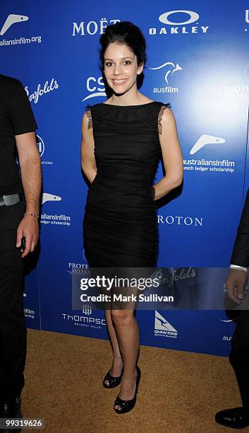 Executive Director of Austrailians in Film Sophie Scarf arrives at Australians In Film's 2010 Breakthrough Awards held at Thompson Beverly Hills on...