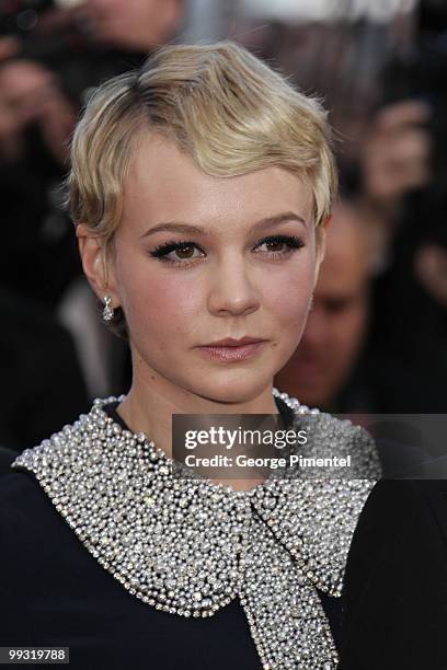 Actress Carey Mulligan attends the Premiere of 'Wall Street: Money Never Sleeps' held at the Palais des Festivals during the 63rd Annual...