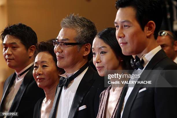 Producer Jason Chae, South Korean actress Youn Yuh Jung, Korean director Im Sang soo, South Korean actress Jeon Do-yeoun and South Korean actor Lee...