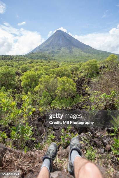 view from the arenal 1968 trail - arenal volcano national park stock pictures, royalty-free photos & images