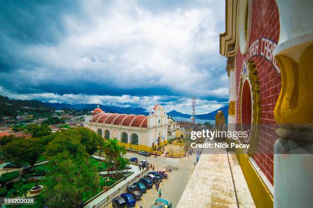 church of solola ! iglesia de solola - iglesia stock pictures, royalty-free photos & images