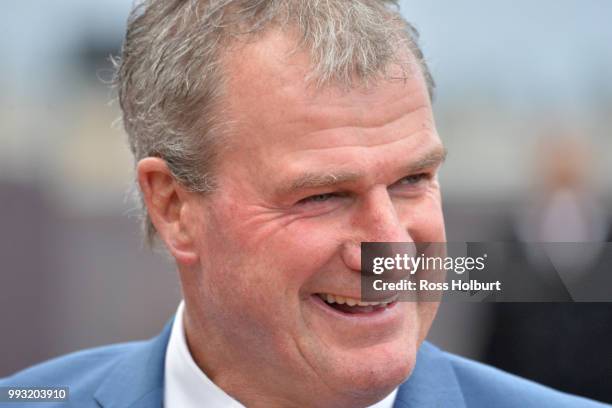 Darren Weir after winning the Banjo Paterson Series Final at Flemington Racecourse on July 07, 2018 in Flemington, Australia.