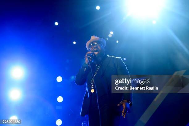 Black Thought of The Roots performs onstage during the 2018 Essence Festival presented By Coca-Cola - Day 1 at Louisiana Superdome on July 6, 2018 in...