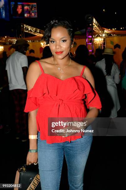 LeToya Luckett attends the 2018 Essence Festival - Day 1 on July 6, 2018 in New Orleans, Louisiana.