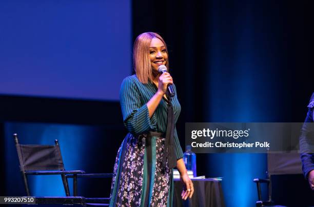 Tiffany Haddish at the Essence Magazine And Hollywood Confidential Present An Evening With Tiffany Haddish at Saban Theatre on July 6, 2018 in...